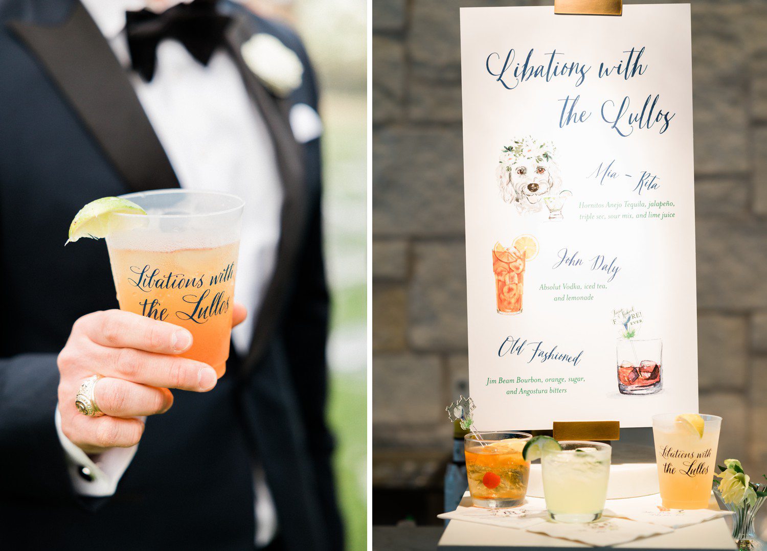 Wedding Specialty Cocktails