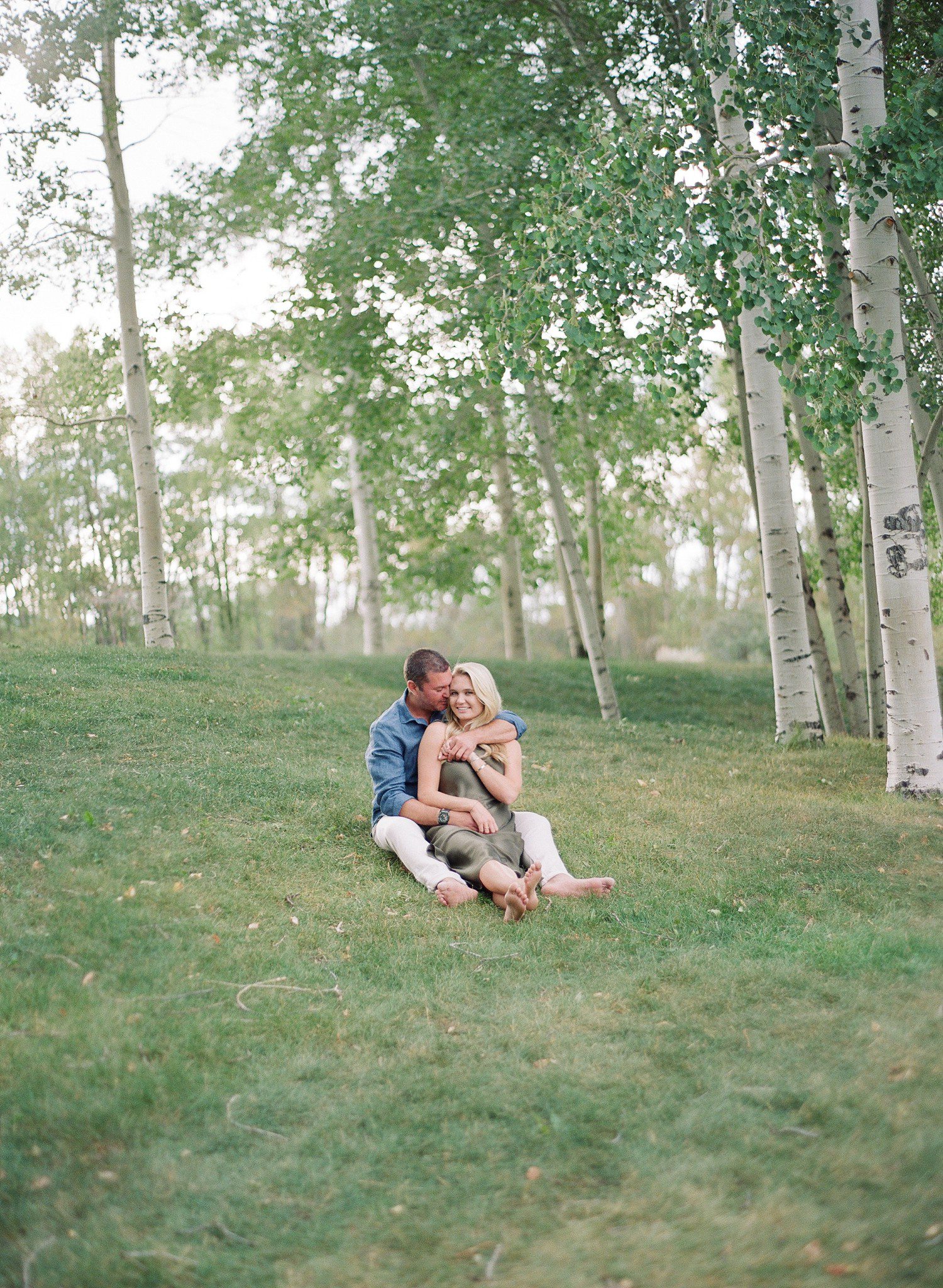 Summer Engagement Session in Aspen