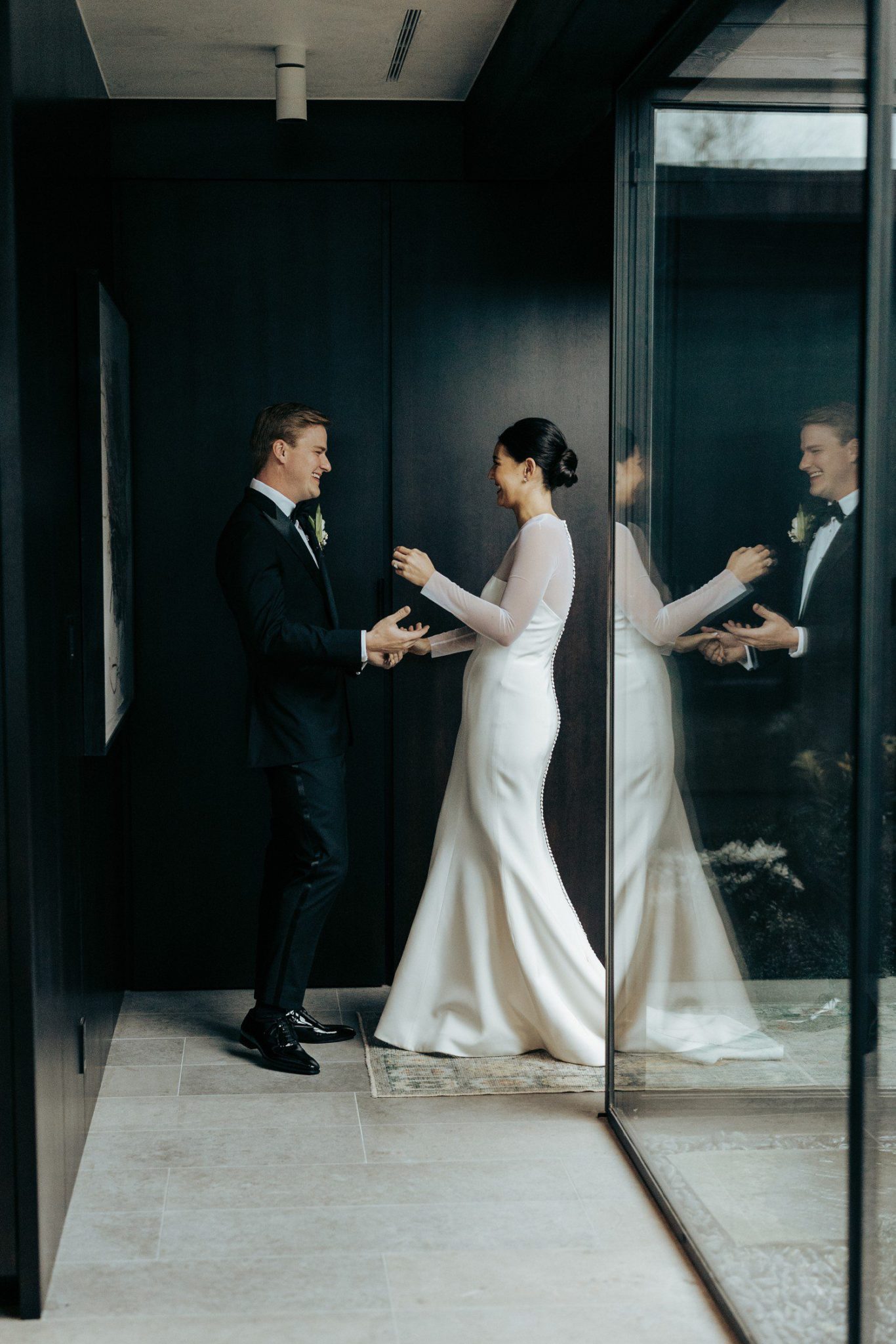 Modern Houston Wedding with Japanese Paper Cranes Kelly Hornberger