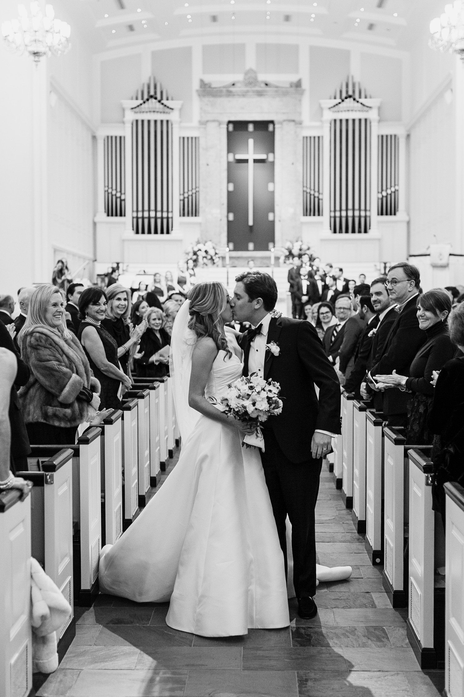 Wedding at St. Luke's Methodist church Houston
