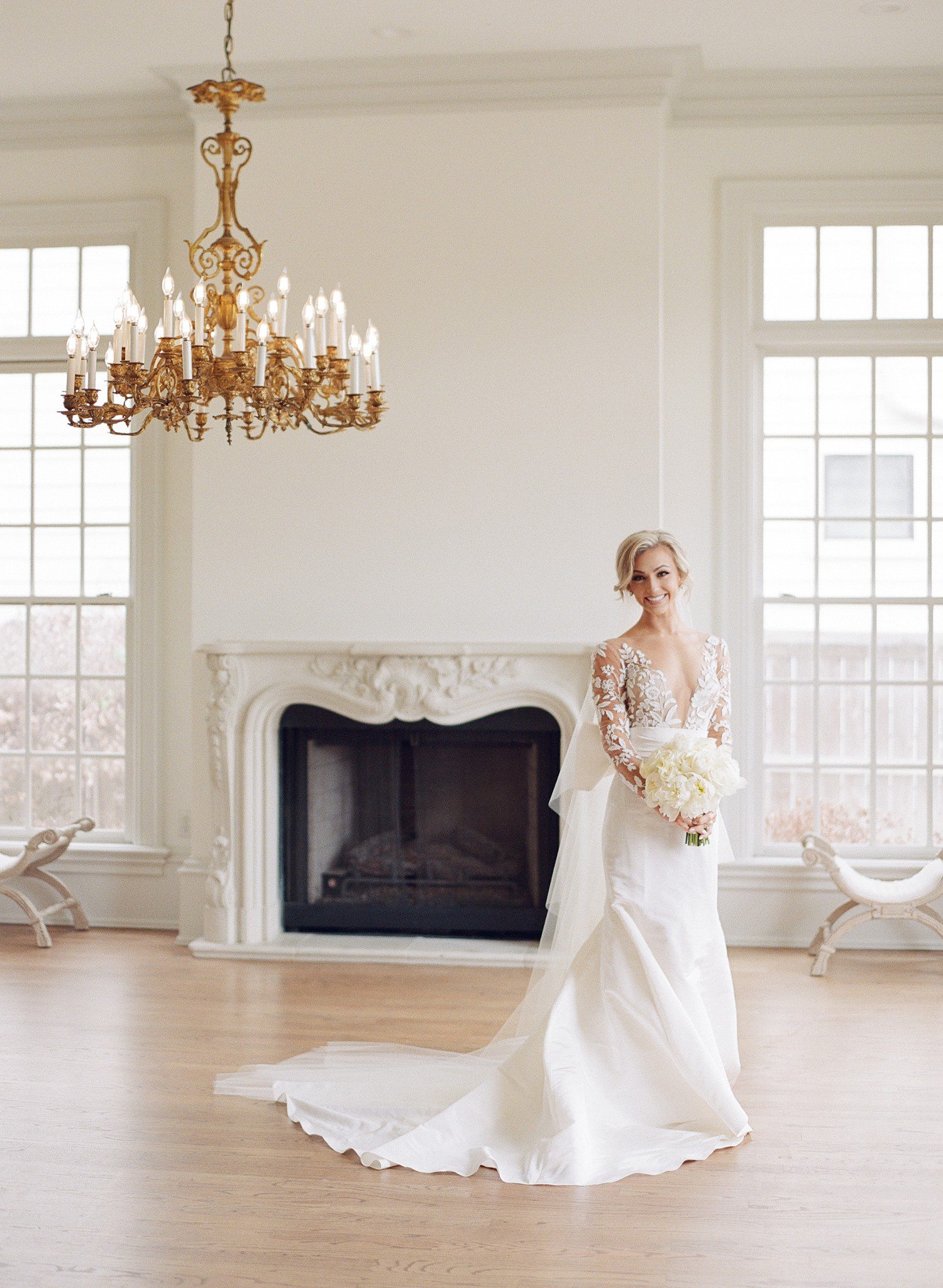 Bridal portraits in Houston at The Creative Chateau