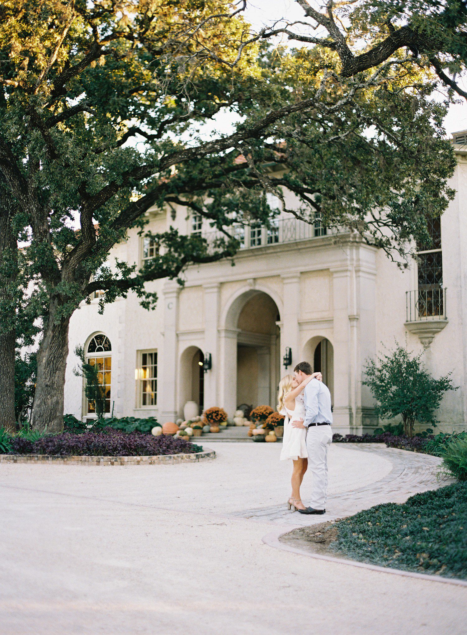 Engagement Session at Commodore Perry Estate in Austin