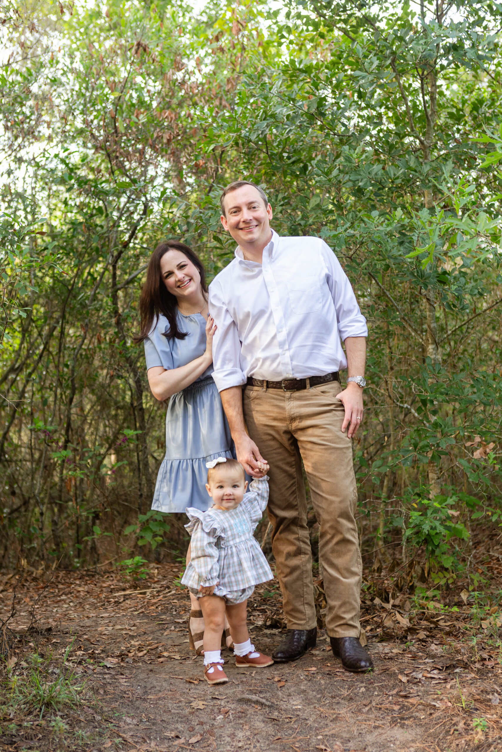 Photo of family of three