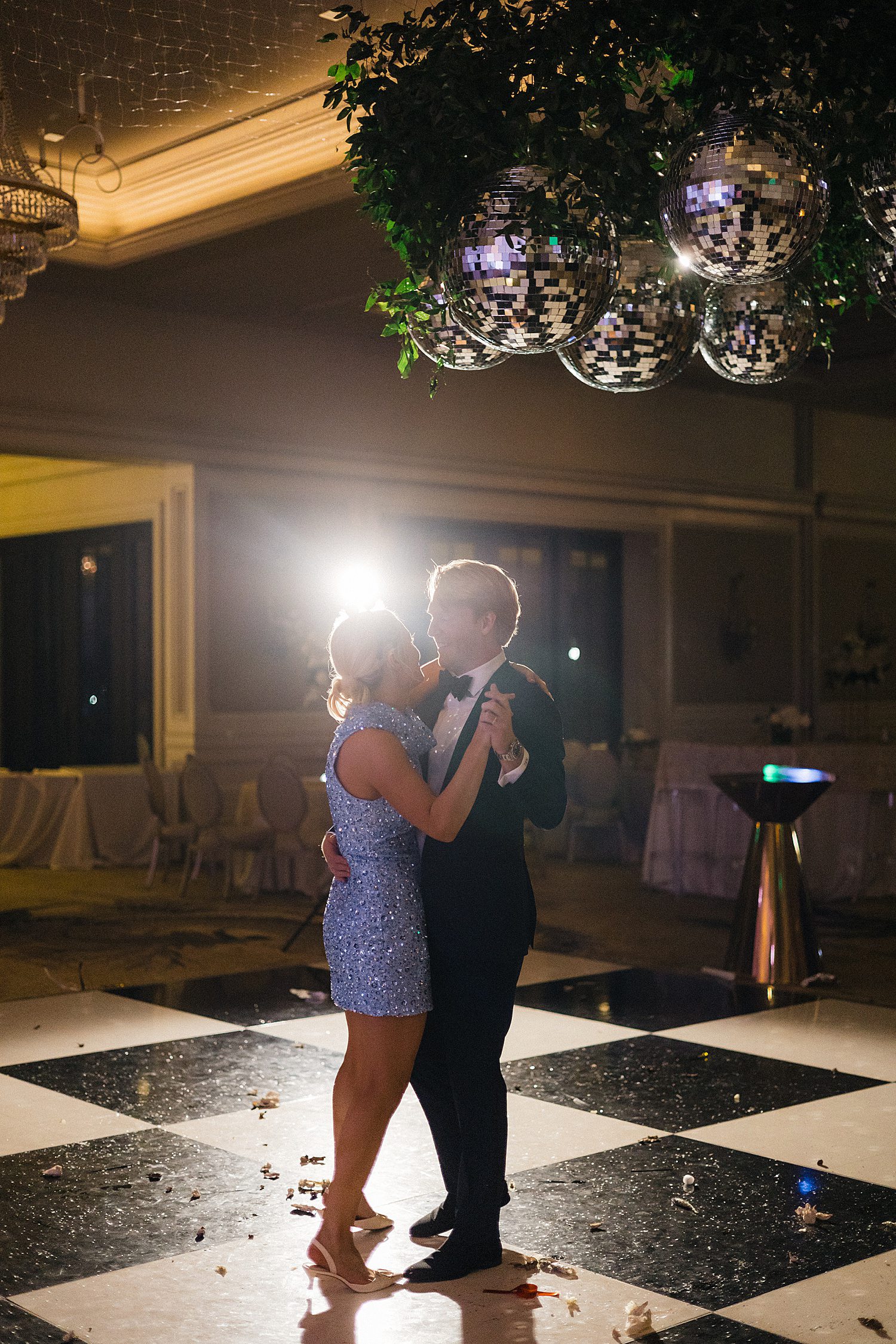 Bride & groom's private last dance at reception