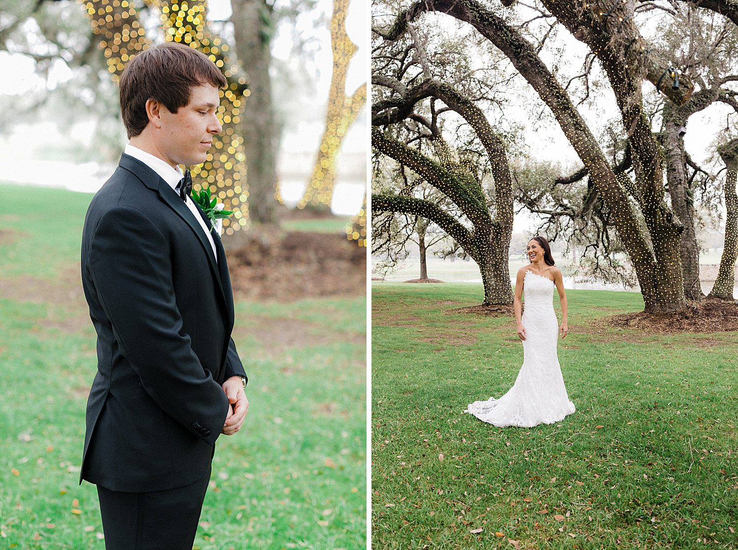 Bride & groom's first look